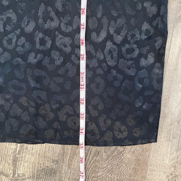Express Black Leopard Dress size L - Picture 12 of 15